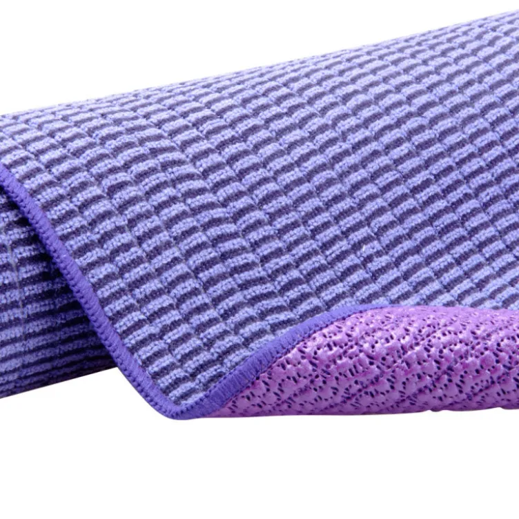 Set de yoga avec tapis en microfibre ballon d'exercice 4 kg et bande de résistance-