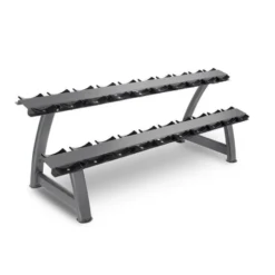 Set d'haltères complet 2,5 à 25 kg avec Rack de rangement - 10 Paires d'haltères numérotées HD25