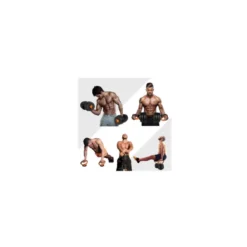 Set d'haltères en acier 4 en 1 - Barre d'haltères ou kettlebells avec poignées antidérapantes