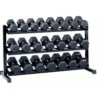 Set d'haltères hexagonaux 20 à 40 kg revêtement caoutchouc
