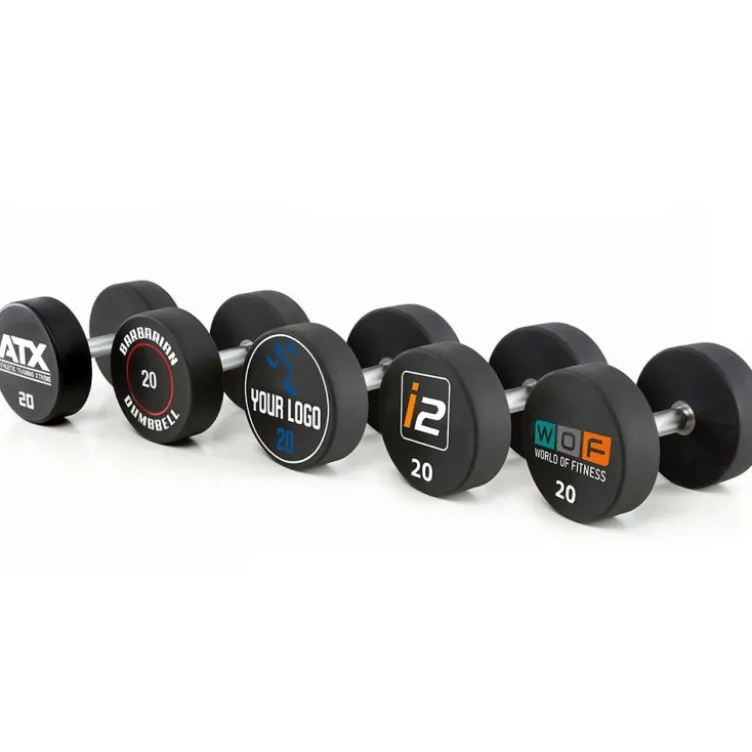 Set d'haltères professionnel ATX avec logo personnalisable de 5 à 20 kg jusqu'à 5 à 50 kg au choix