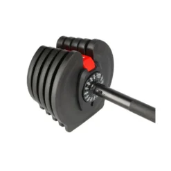 Set d'haltères réglable pour home gym avec barre courte et longue - Powerblock