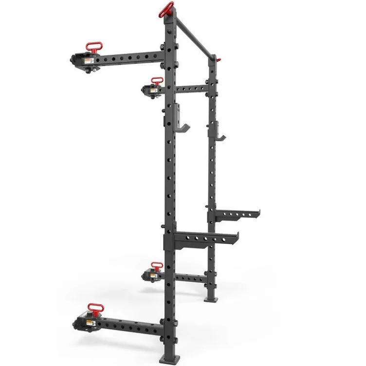 Set Half Rack mural et pliable ATX compact hauteur 198 cm avec rails de fixation