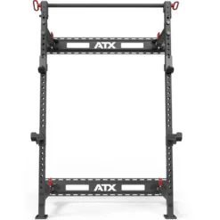 Set Half Rack mural et pliable ATX compact hauteur 198 cm avec rails de fixation