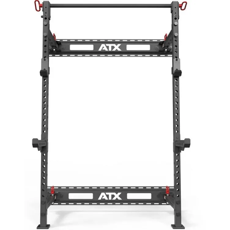 Set Half Rack mural et pliable ATX compact hauteur 198 cm avec rails de fixation