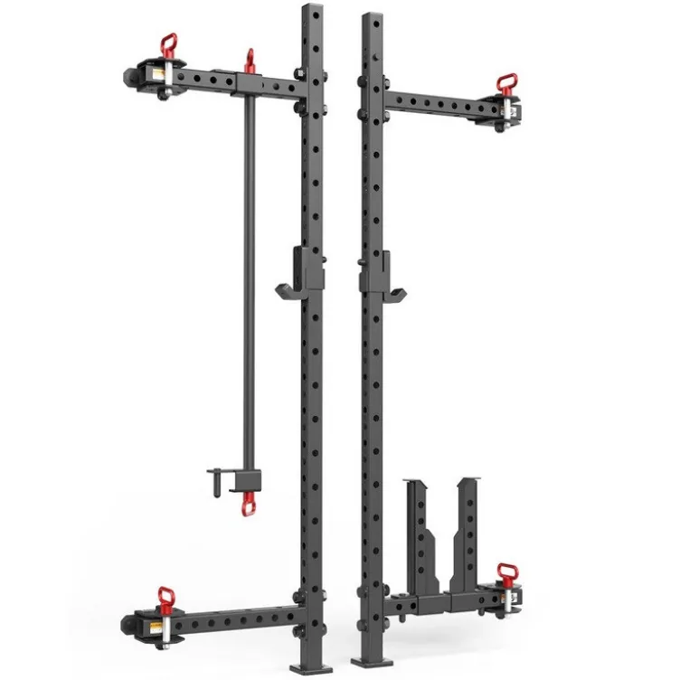 Set Half Rack mural et pliable ATX compact hauteur 198 cm avec rails de fixation