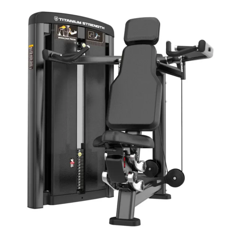 Shoulder press à charge guidée 100 kg Genesis Titanium Strength de qualité pro pour l'entraînement des épaules - GS-S12