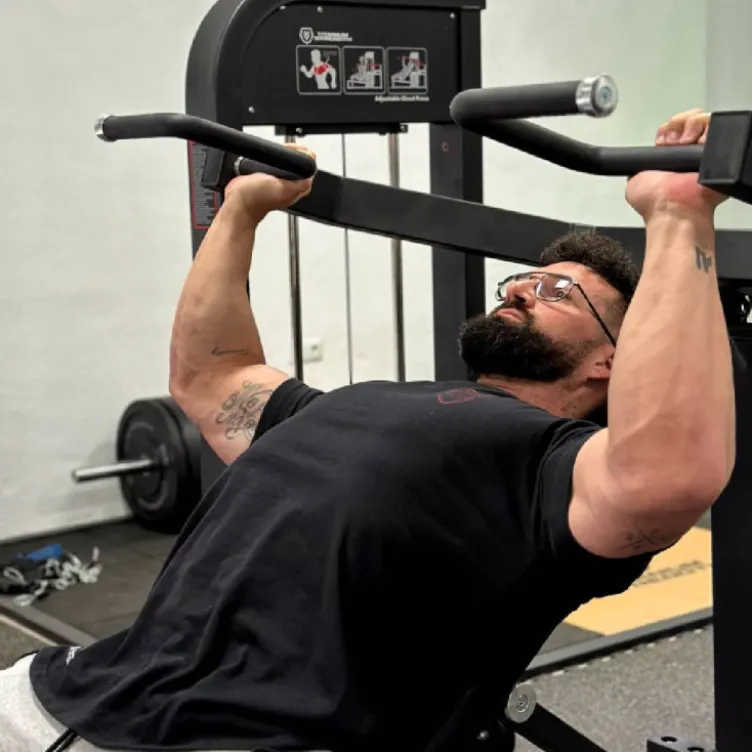 Shoulder press de musculation PRO 3 en 1 Élite Titanium Strength EL-S5 - Entraînement des épaules triceps haut des pectoraux