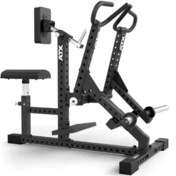 Side Row machine professionnelle ATX à capacité de charge de 250 kg - Bras indépendants et support de poitrine pivotant