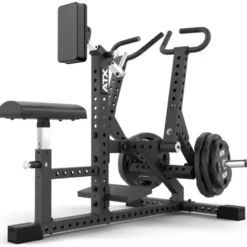 Side Row machine professionnelle ATX à capacité de charge de 250 kg - Bras indépendants et support de poitrine pivotant