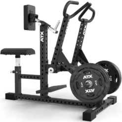 Side Row machine professionnelle ATX à capacité de charge de 250 kg - Bras indépendants et support de poitrine pivotant