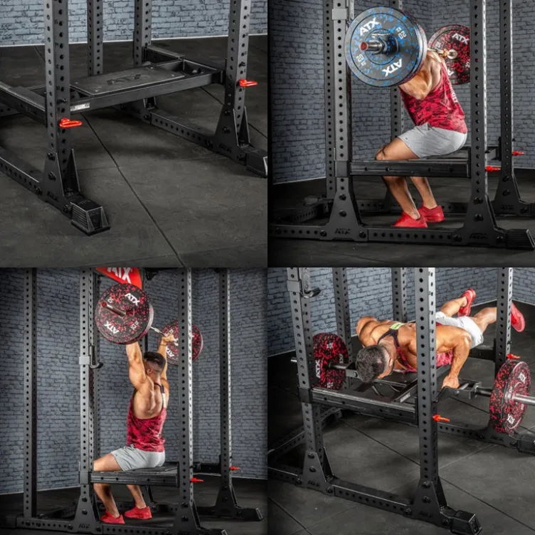 Siège fonctionnel pour Rack, Cage à squat et Power rack de musculation