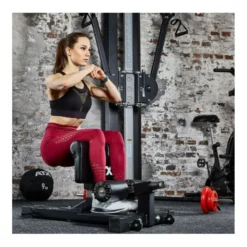 Sissy squat professionnel ATX pour entraînement des fessiers et des cuisses