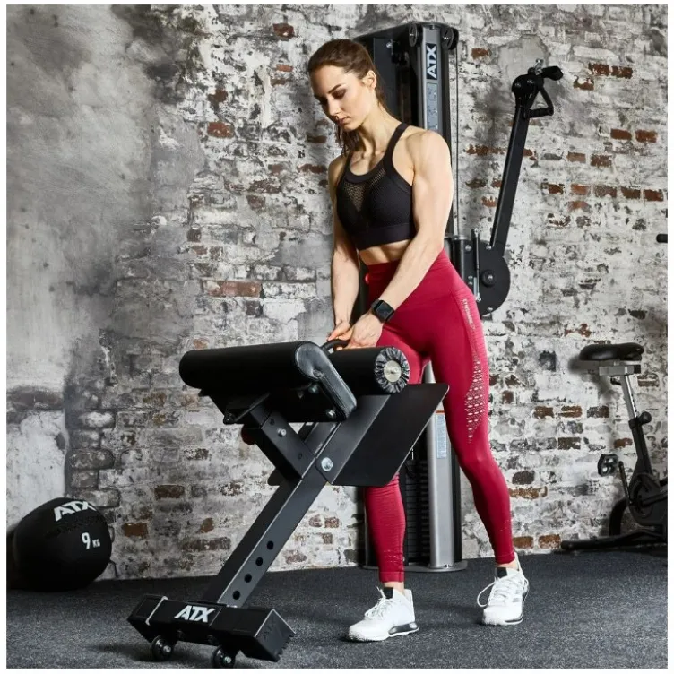 Sissy squat professionnel ATX Master Pro pour entraînement des cuisses capacité 300 kg