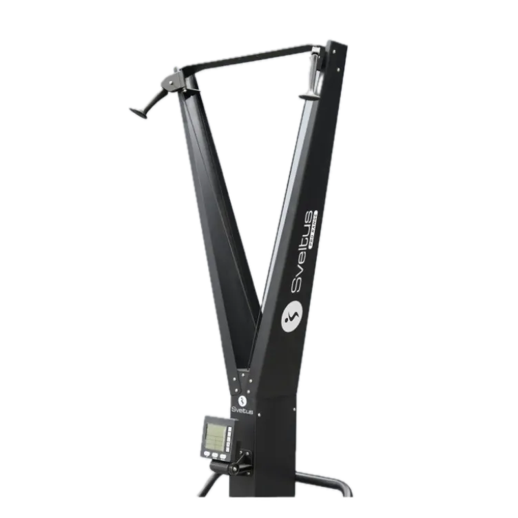 Ski Trainer avec plateforme en bois et renforts en aluminium - Tableau de bord intégré