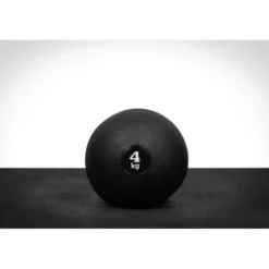Slam ball en urèthane noir pour entrainement crossfit 4 à 80 kg