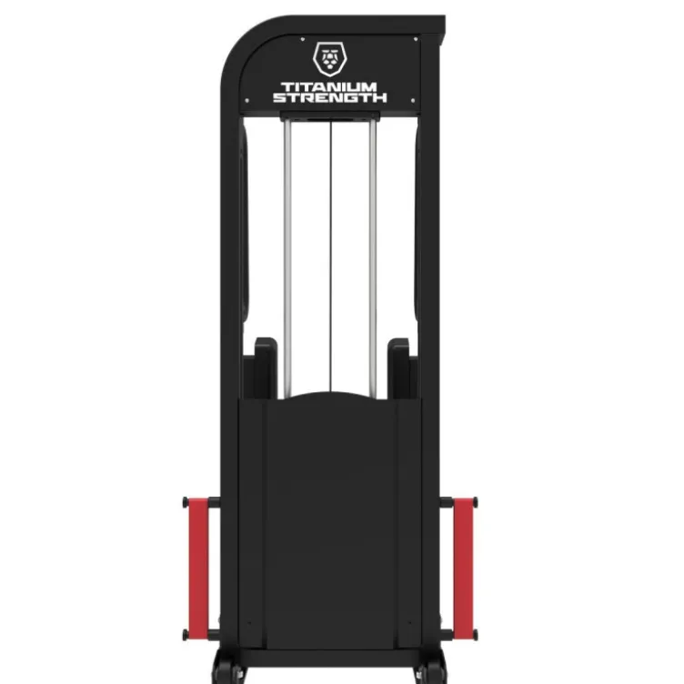 Sélectorized Standing abductor machine de marque Titanium Strength Élite Séries EL-S48 - Colonne de poids 70 kg