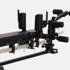 Sliding bench C10 Force USA - Banc de musculation sur glissière avec leg curl/extension et pupitre à biceps