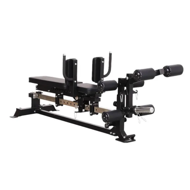Sliding bench C10 Force USA - Banc de musculation sur glissière avec leg curl/extension et pupitre à biceps