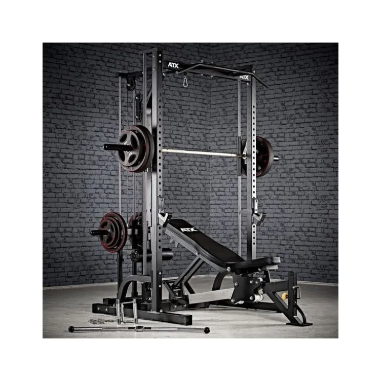 Smith machine ATX avec poulie haute et basse et barre de traction