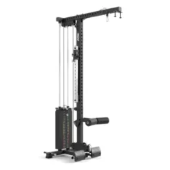 Smith machine ATX avec poulie à charge guidée 125 kg pour home gym - Barre guidée fluide avec 12 hauteurs