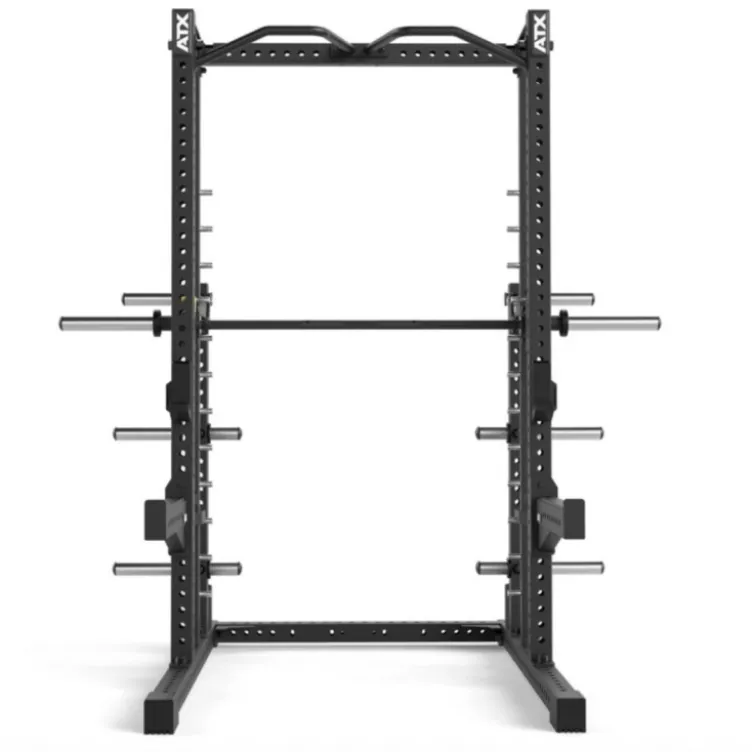 Smith machine ATX série 700 avec guidage précis et fluide ultra-robuste - Supports de rangement multiples intégrés pour homegym