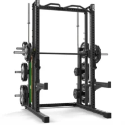 Smith machine ATX série 700 avec guidage précis et fluide ultra-robuste - Supports de rangement multiples intégrés pour homegym