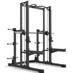 Smith machine ATX série 700 avec guidage précis et fluide ultra-robuste - Supports de rangement multiples intégrés pour homegym