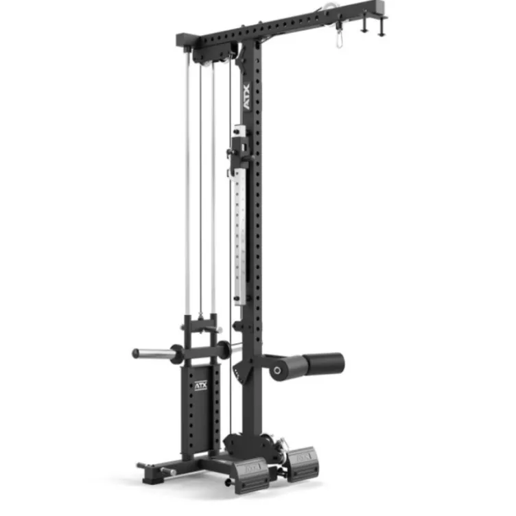 Smith machine ATX série 700 avec poulie à charge libre -Guidage précis et fluide avec supports de rangement multiples intégrés