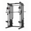 Smith machine avec barre de guidage et poulie double 2 X 73 kg - Titanium Strength FT3