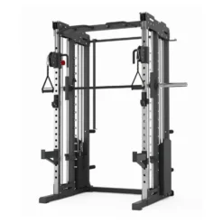 Smith machine avec barre de guidage et poulie double 2 X 73 kg - Titanium Strength FT3