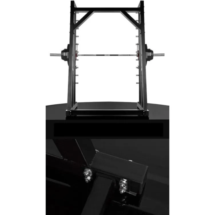 Smith machine avec barre de musculation guidée olympique - Capacité de charge 800 kg pour salle de sport