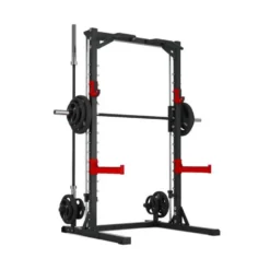 Smith machine 215 cm avec barre guidée et crochets en J - Capacité de charge 272 kg - Titanium Strength RM10