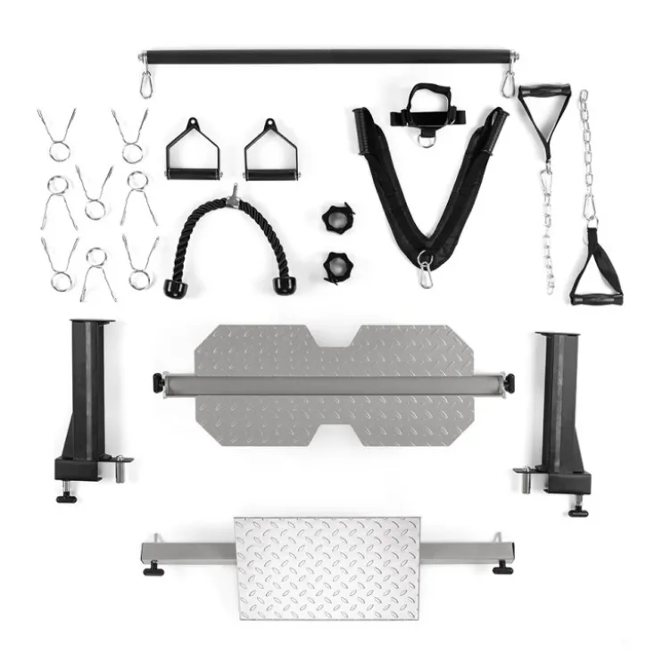 Smith Machine de musculation - Power rack avec colonne de poids et poulies