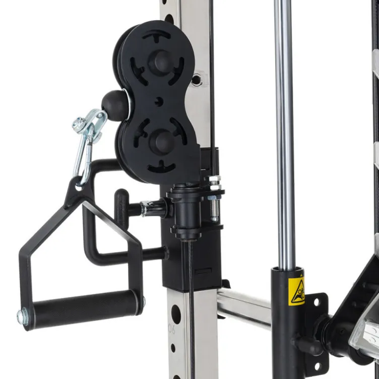 Smith Machine de musculation - Power rack avec colonne de poids et poulies