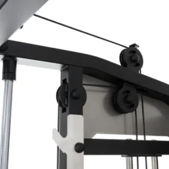 Smith Machine de musculation - Power rack avec colonne de poids et poulies