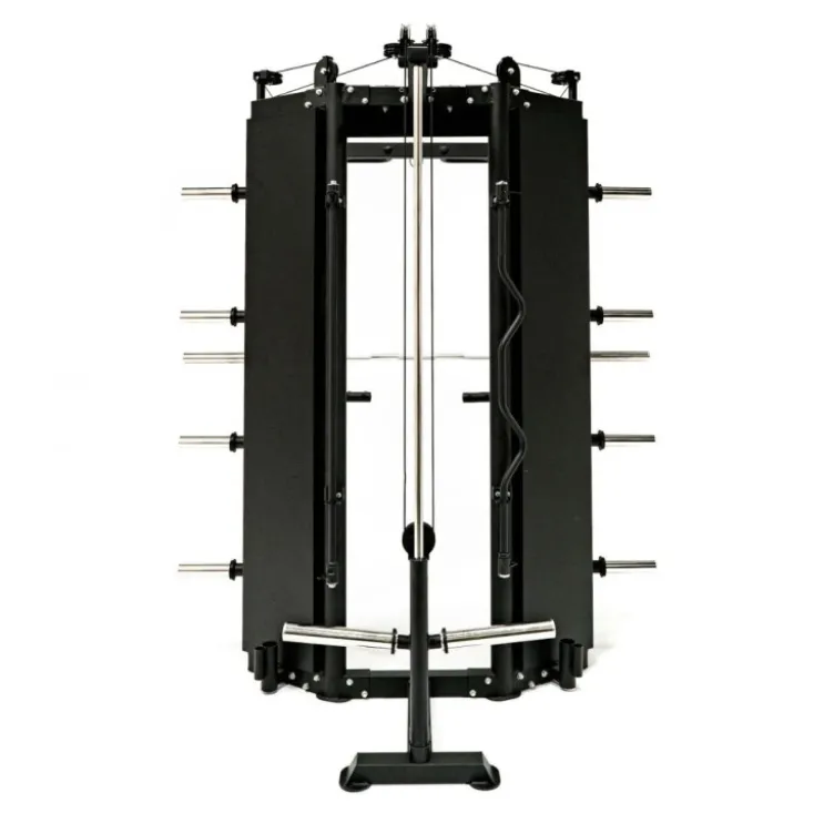 Smith machine de musculation Force USA G10 Multifonction avec poulie à charge libre et Accessoires - 400 exercices réalisables