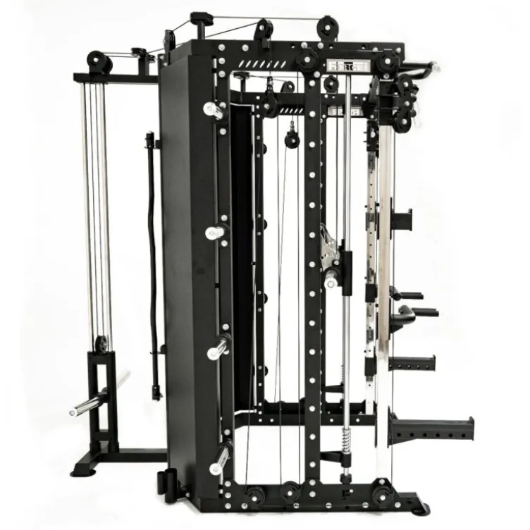Smith machine de musculation Force USA G10 Multifonction avec poulie à charge libre et Accessoires - 400 exercices réalisables