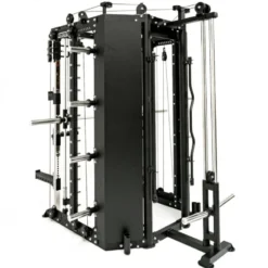 Smith machine de musculation Force USA G10 Multifonction avec poulie à charge libre et Accessoires - 400 exercices réalisables