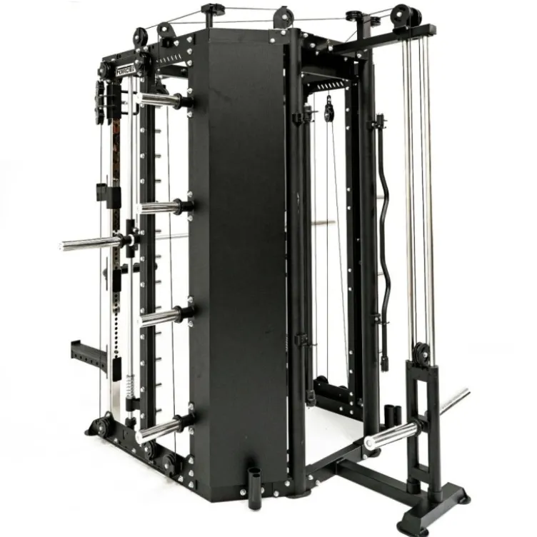 Smith machine de musculation Force USA G10 Multifonction avec poulie à charge libre et Accessoires - 400 exercices réalisables