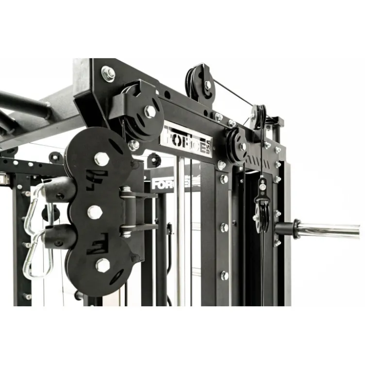 Smith machine de musculation Force USA G10 Multifonction avec poulie à charge libre et Accessoires - 400 exercices réalisables