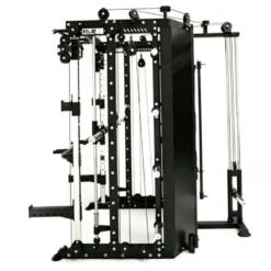 Smith machine de musculation Force USA G10 Multifonction avec poulie à charge libre et Accessoires - 400 exercices réalisables