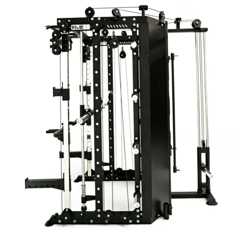 Smith machine de musculation Force USA G10 Multifonction avec poulie à charge libre et Accessoires - 400 exercices réalisables