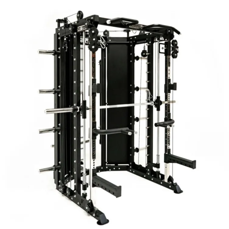 Smith machine de musculation Force USA G10 Multifonction avec poulie à charge libre et Accessoires - 400 exercices réalisables