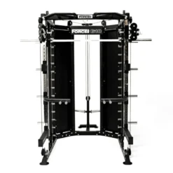 Smith machine de musculation Force USA G10 Multifonction avec poulie à charge libre et Accessoires - 400 exercices réalisables