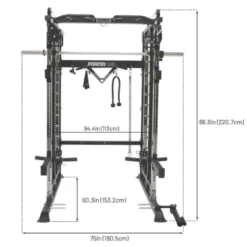 Smith machine FORCE USA G3 V2 pour training complet à domicile