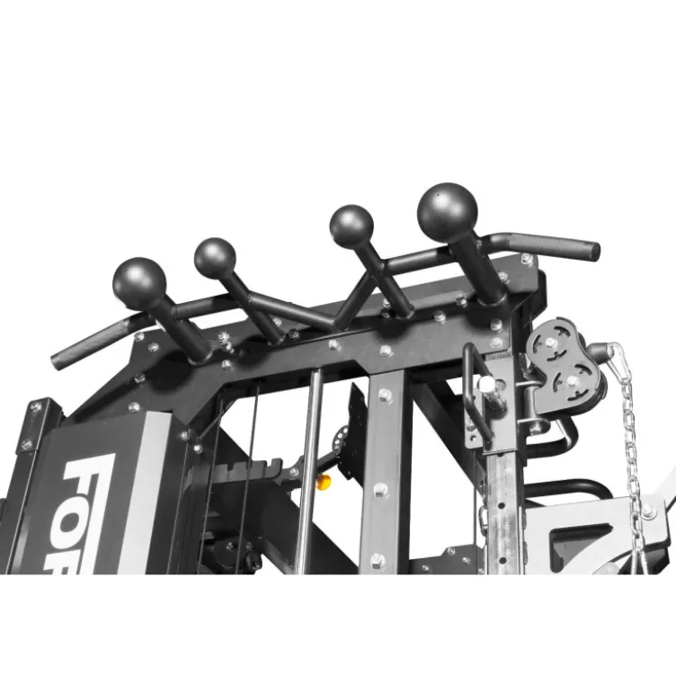 Smith Machine G20 Force USA avec fonction rack et leg press avec poulie double - Divers accessoires inclus