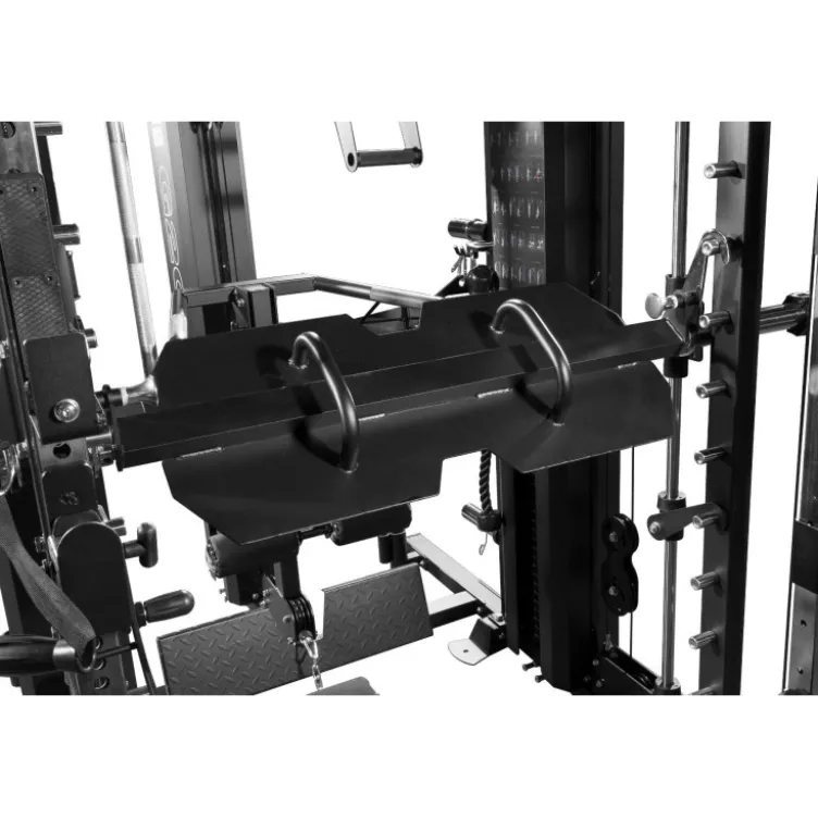 Smith Machine G20 Force USA avec fonction rack et leg press avec poulie double - Divers accessoires inclus