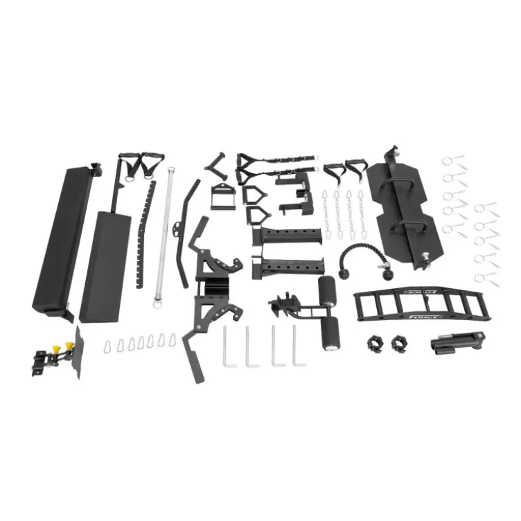 Smith Machine G20 Force USA avec fonction rack et leg press avec poulie double - Divers accessoires inclus