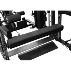 Smith Machine G20 Force USA avec fonction rack et leg press avec poulie double - Divers accessoires inclus